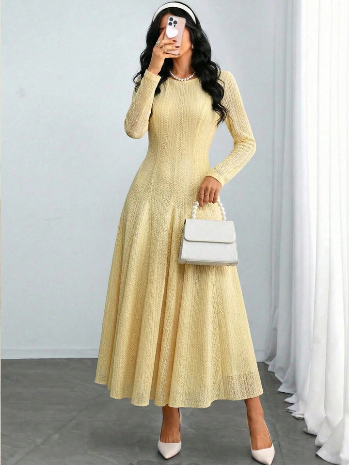 Rochie midi SHEIN, galben