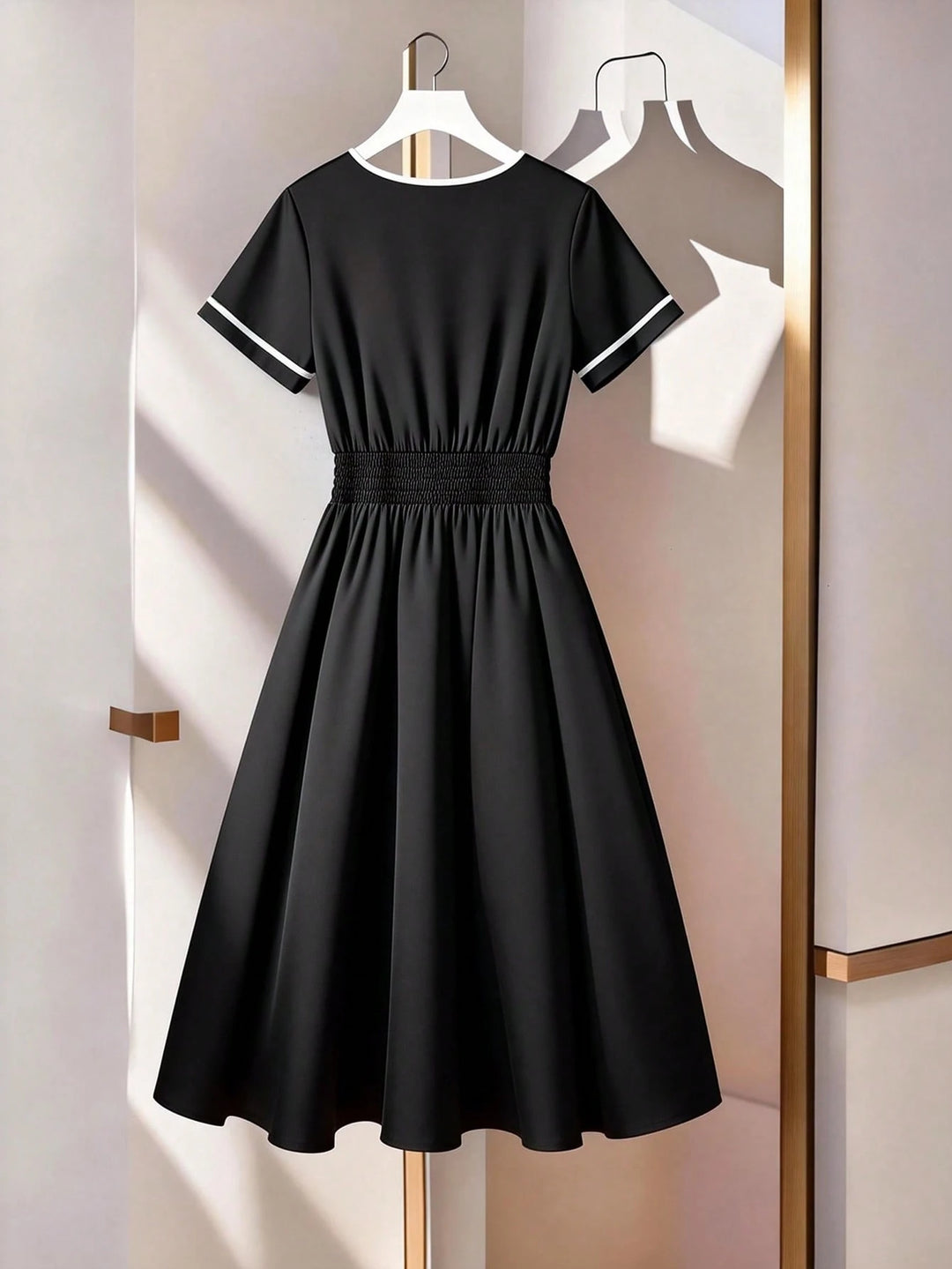 Rochie midi SHEIN, negru