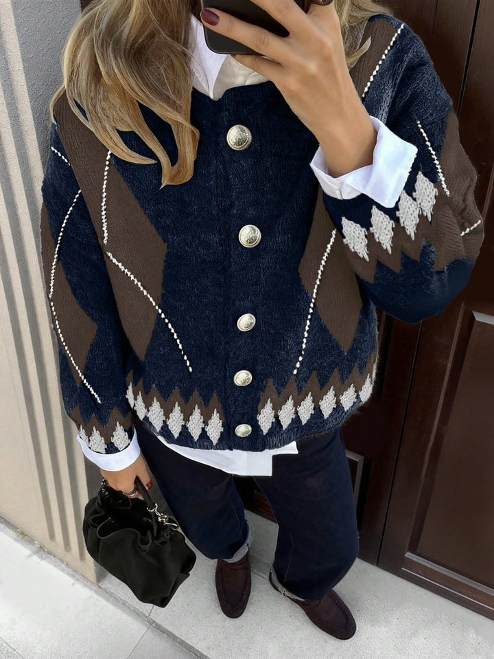 Cardigan SHEIN, albastru