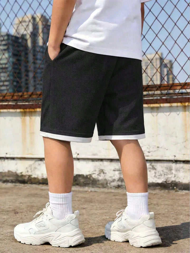 Pantaloni scurți SHEIN, negru