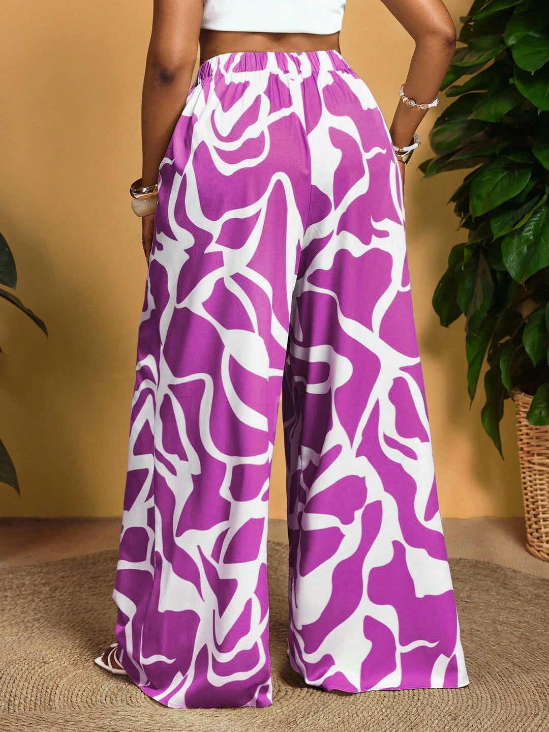 Pantaloni SHEIN, mov