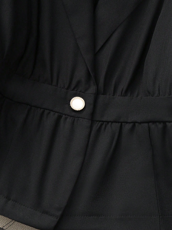 Sacou SHEIN, negru