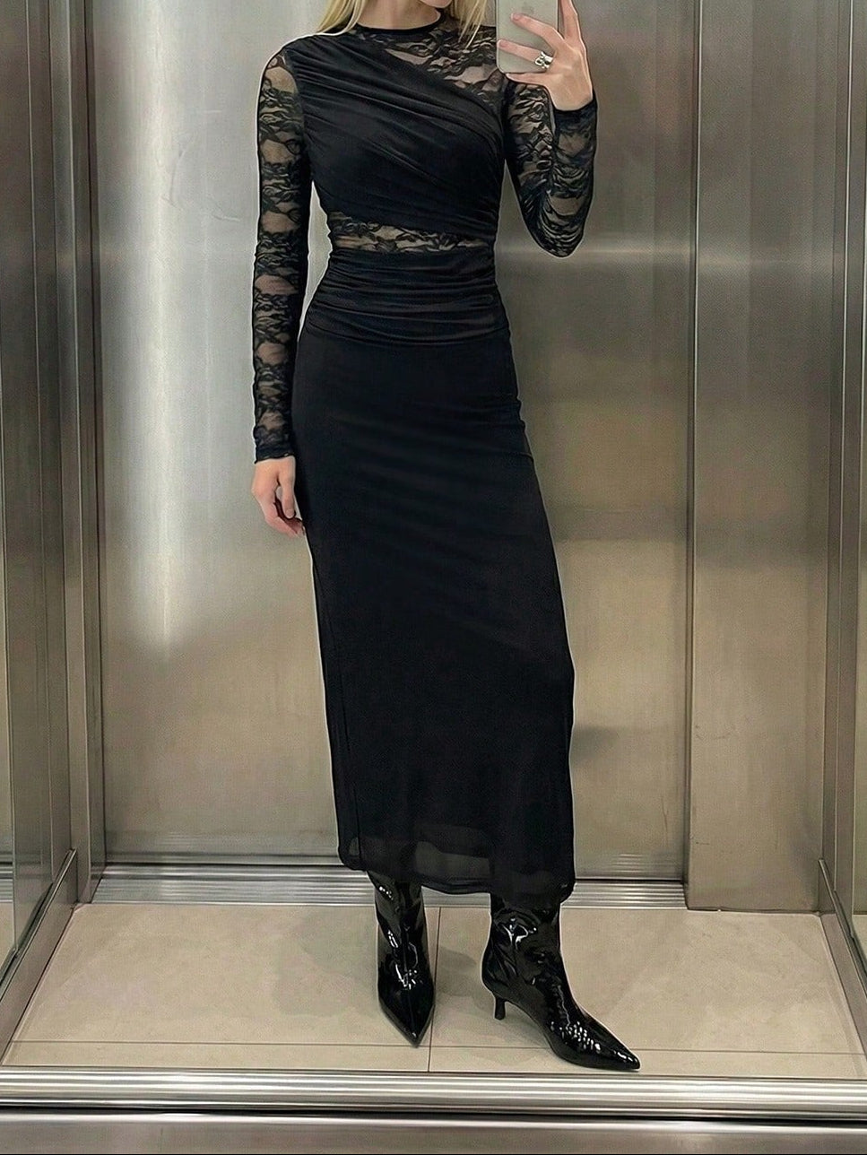 Rochie midi SHEIN, negru