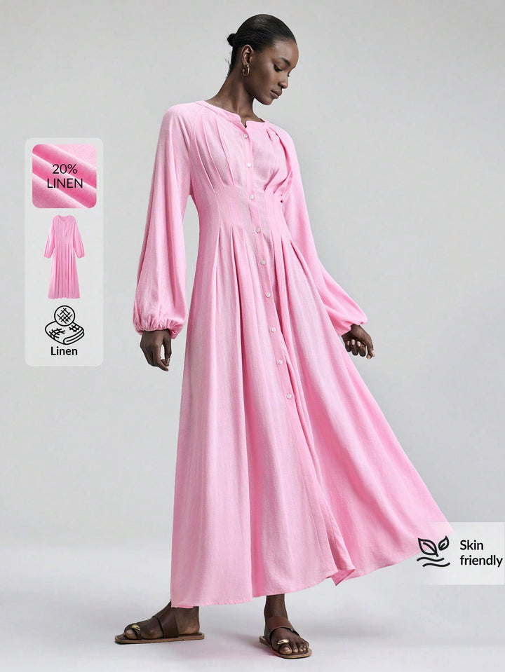 Rochie maxi SHEIN, roz