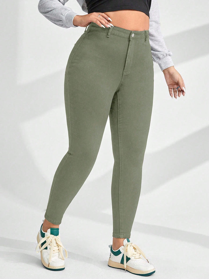 Jeans SHEIN, kaki