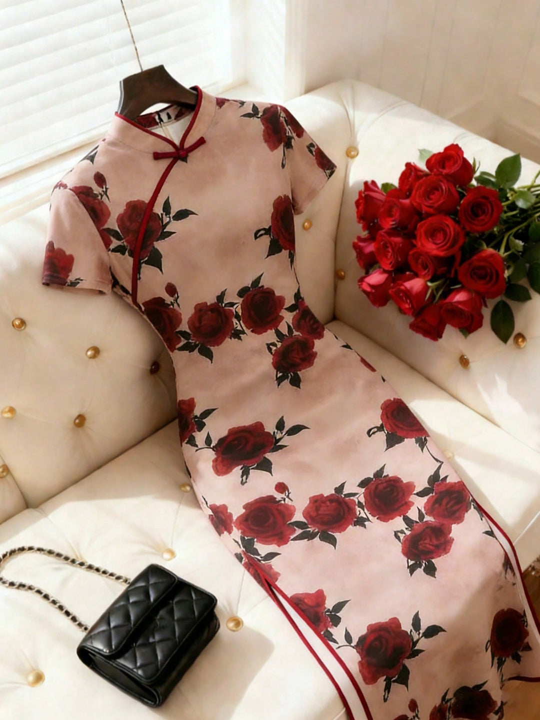 Rochie maxi SHEIN, mix culori