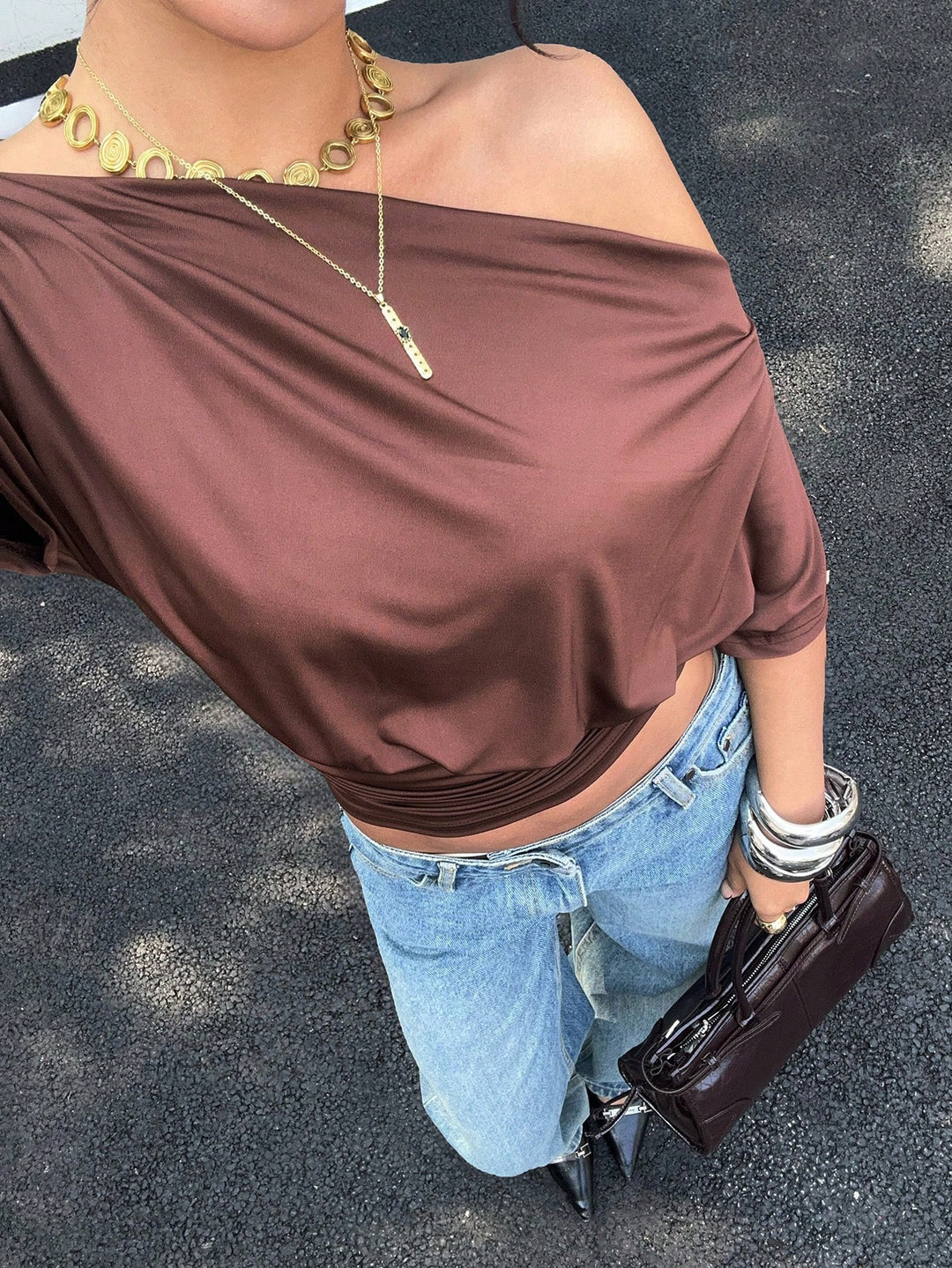 Tricou SHEIN, maro