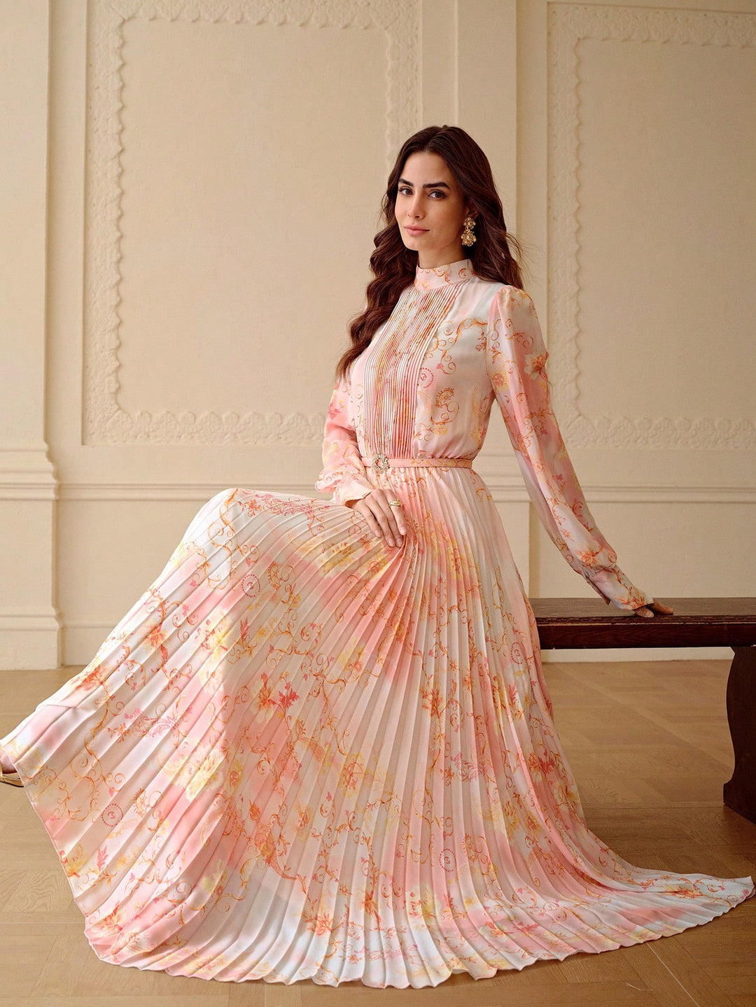 Rochie maxi SHEIN, roz