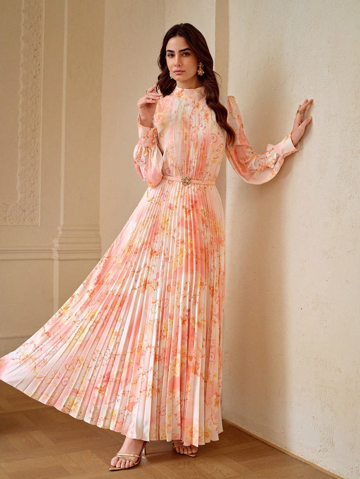 Rochie maxi SHEIN, roz
