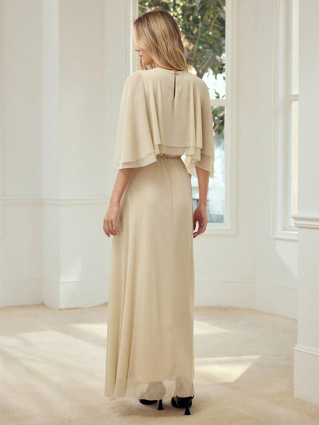 Rochie maxi SHEIN, portocaliu