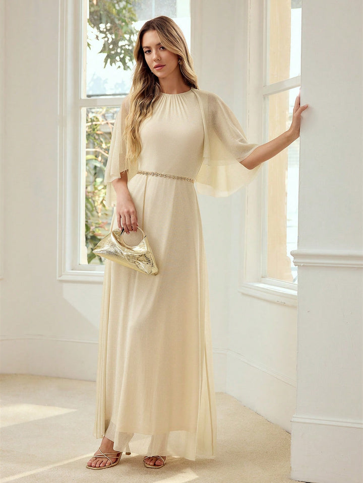 Rochie maxi SHEIN, portocaliu