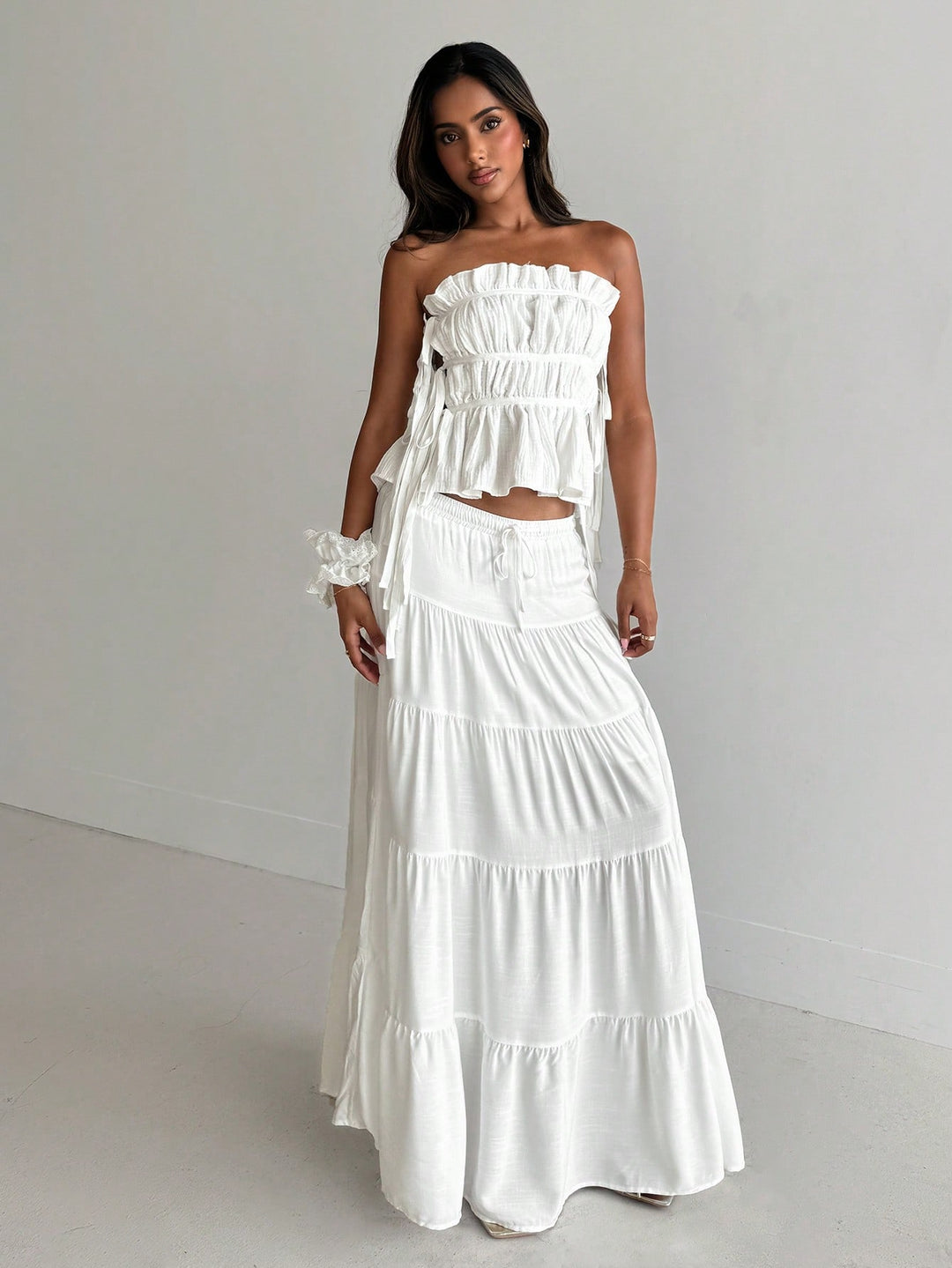 Top SHEIN, alb