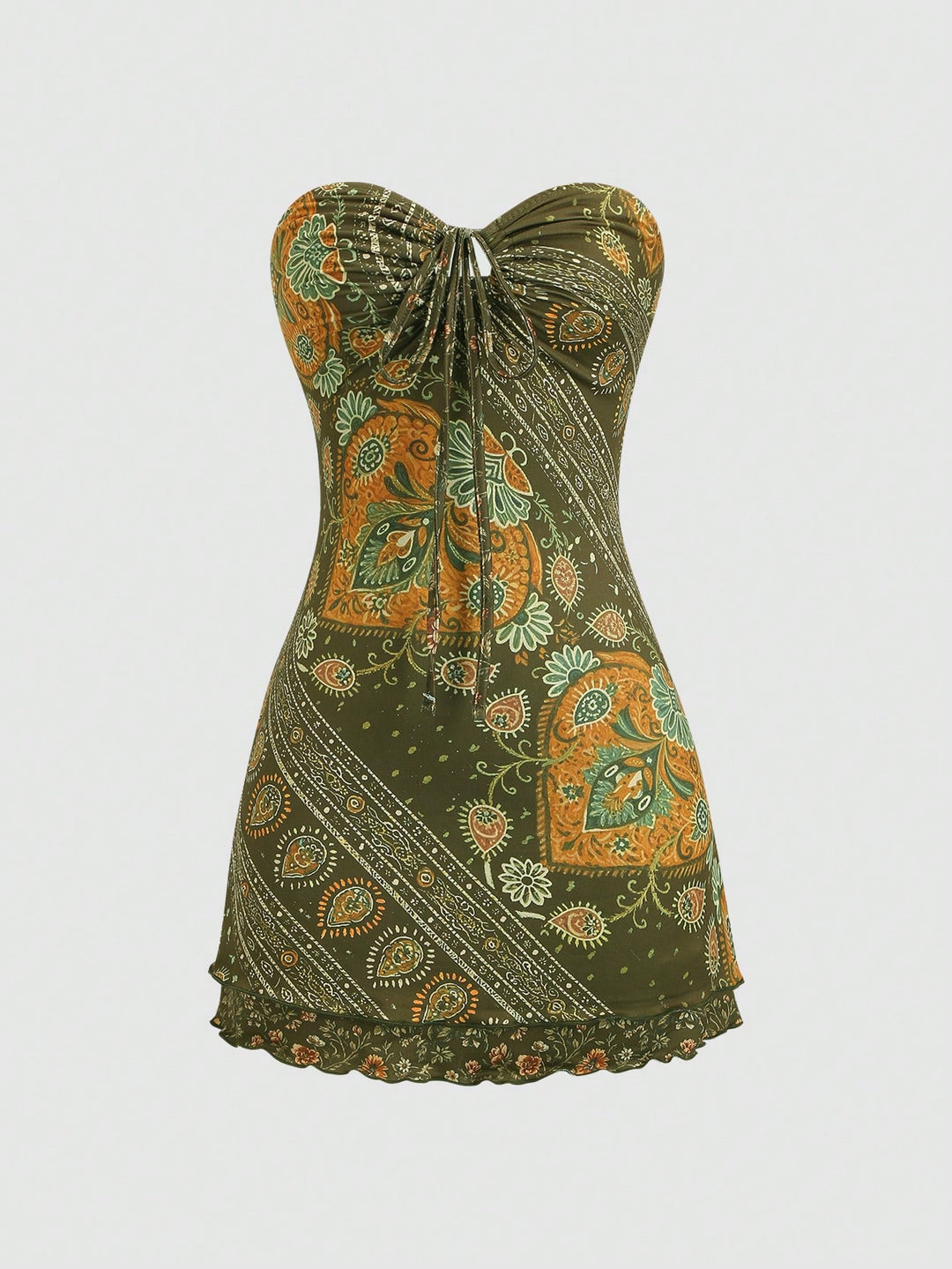Rochie scurtă SHEIN, verde