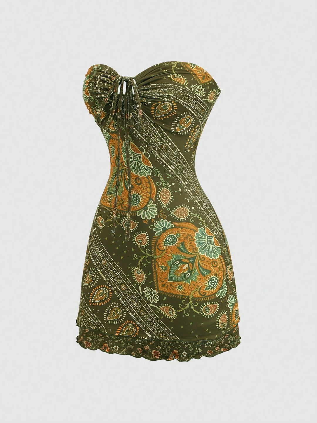 Rochie scurtă SHEIN, verde