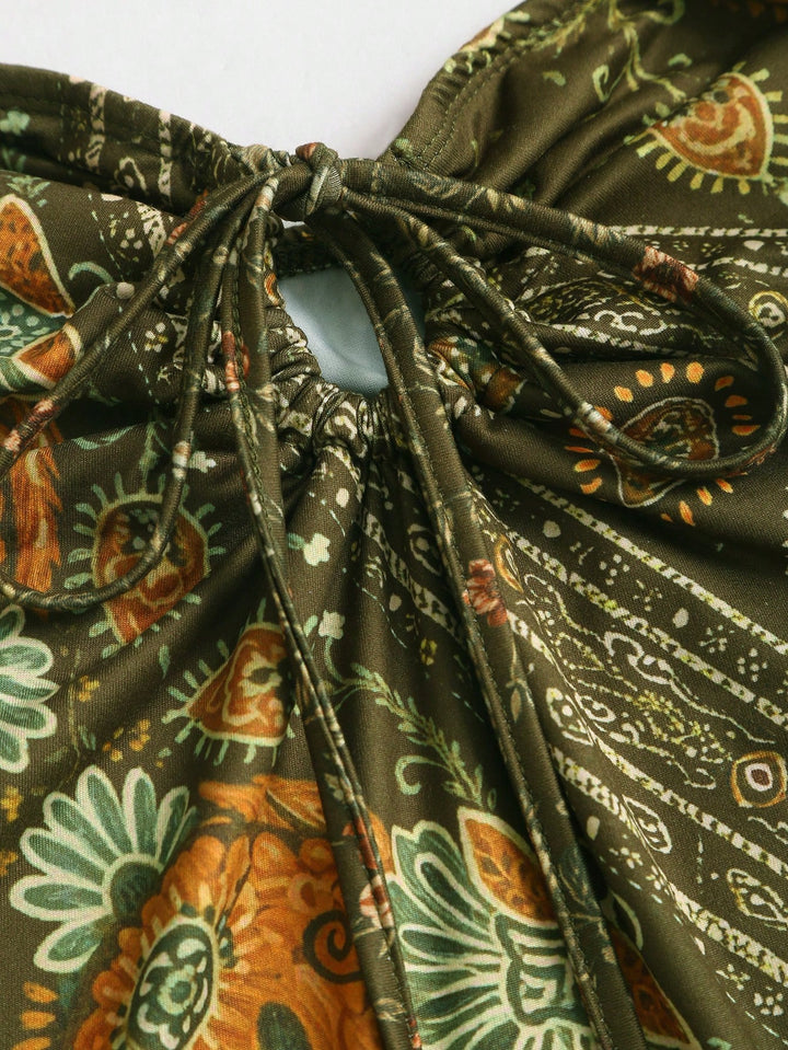 Rochie scurtă SHEIN, verde