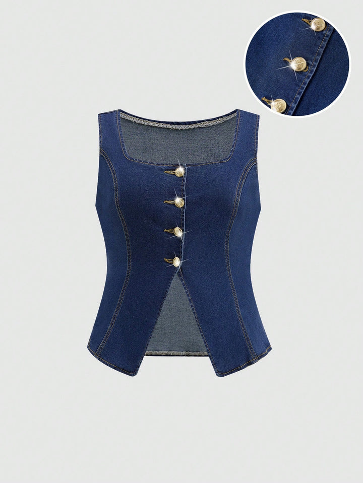 Top SHEIN, albastru