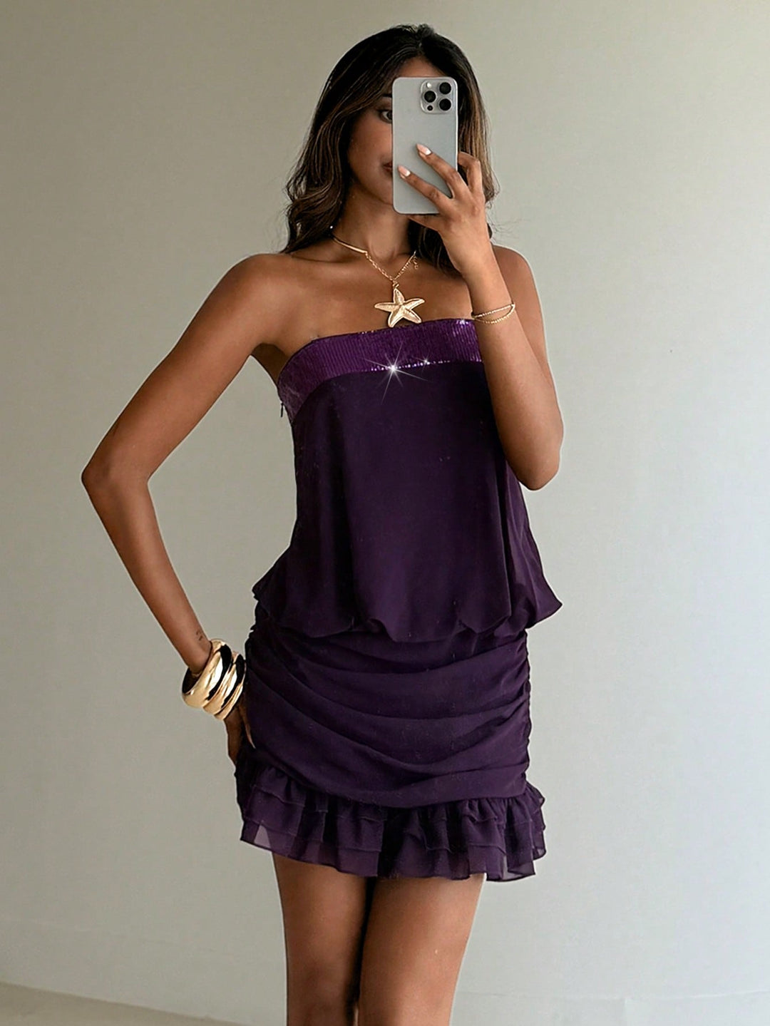 SHEIN Mini ruha, lila