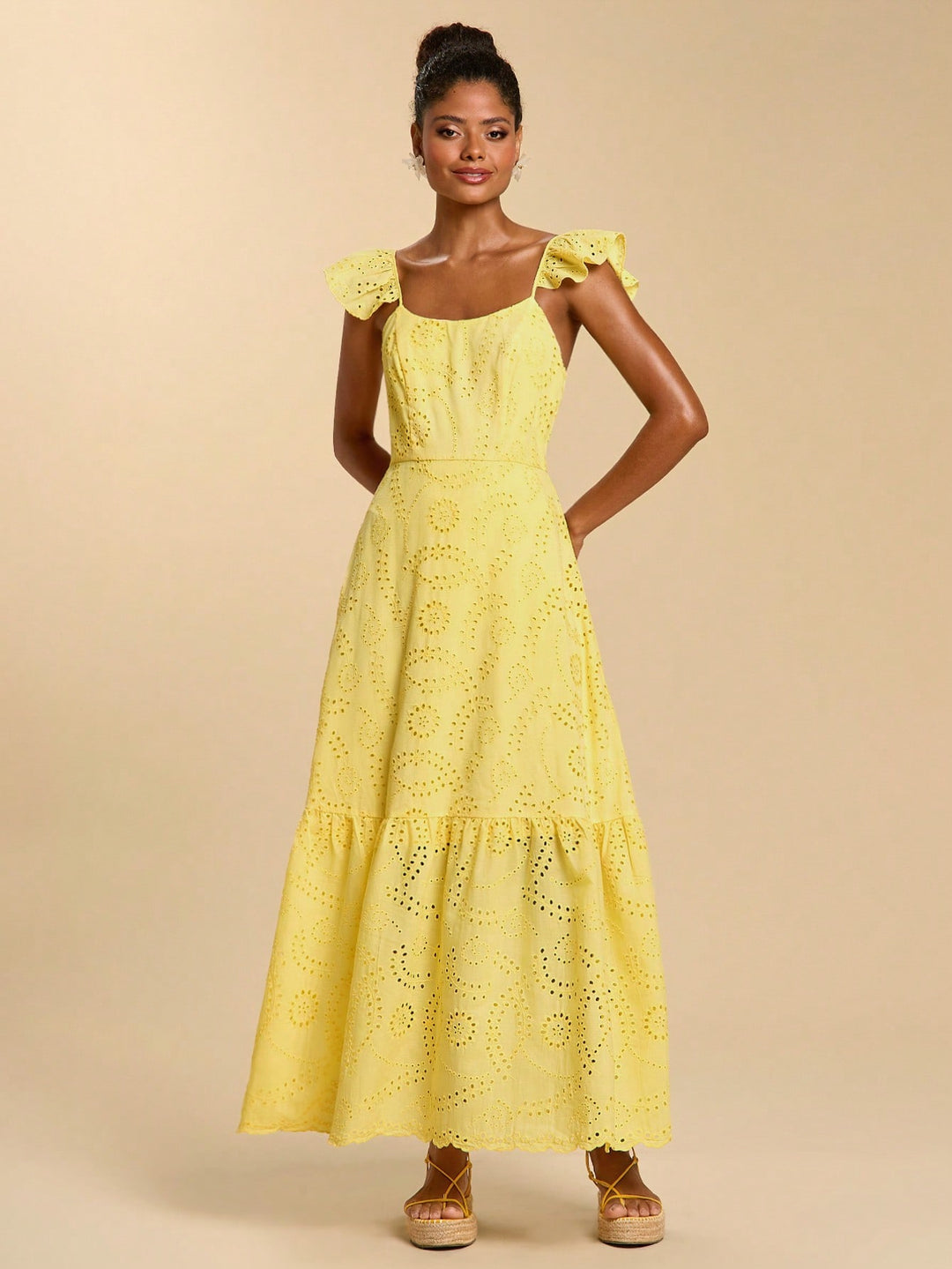 Rochie maxi SHEIN, galben