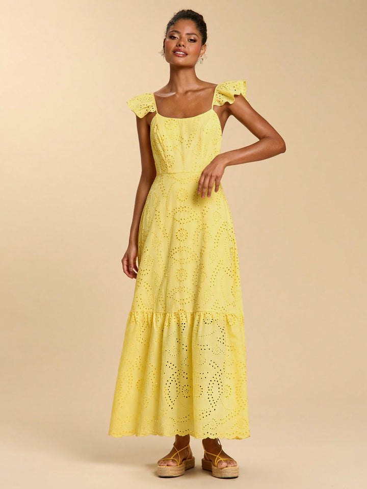Rochie maxi SHEIN, galben