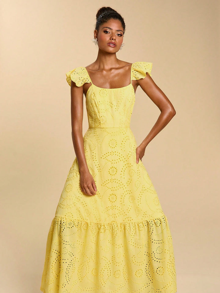 Rochie maxi SHEIN, galben