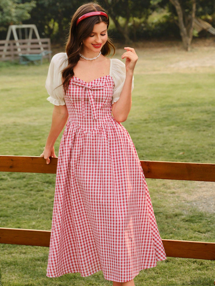SHEIN maxi ruha, piros