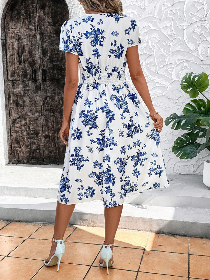 Rochie midi SHEIN, albastru