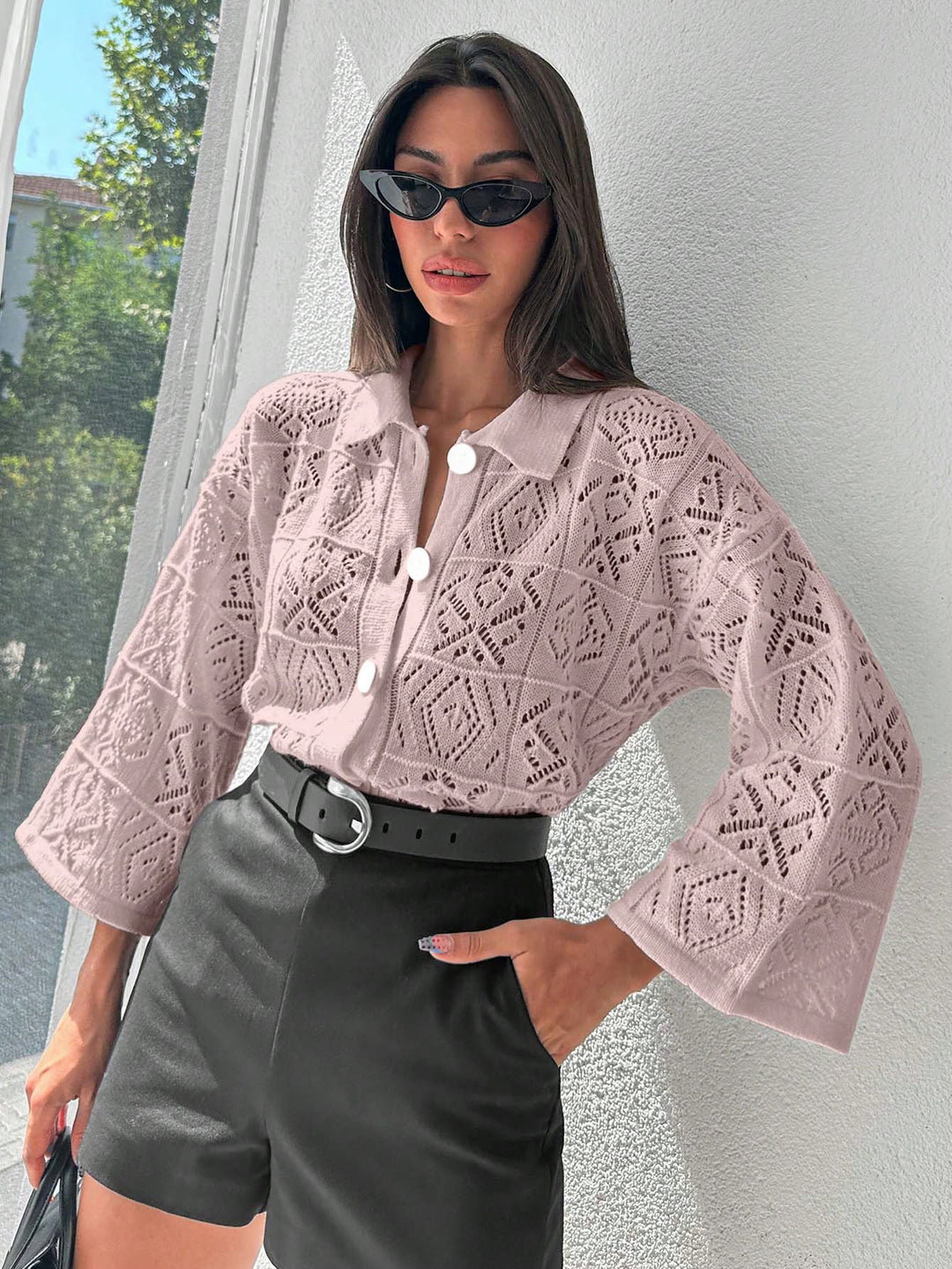 Cardigan SHEIN, roz