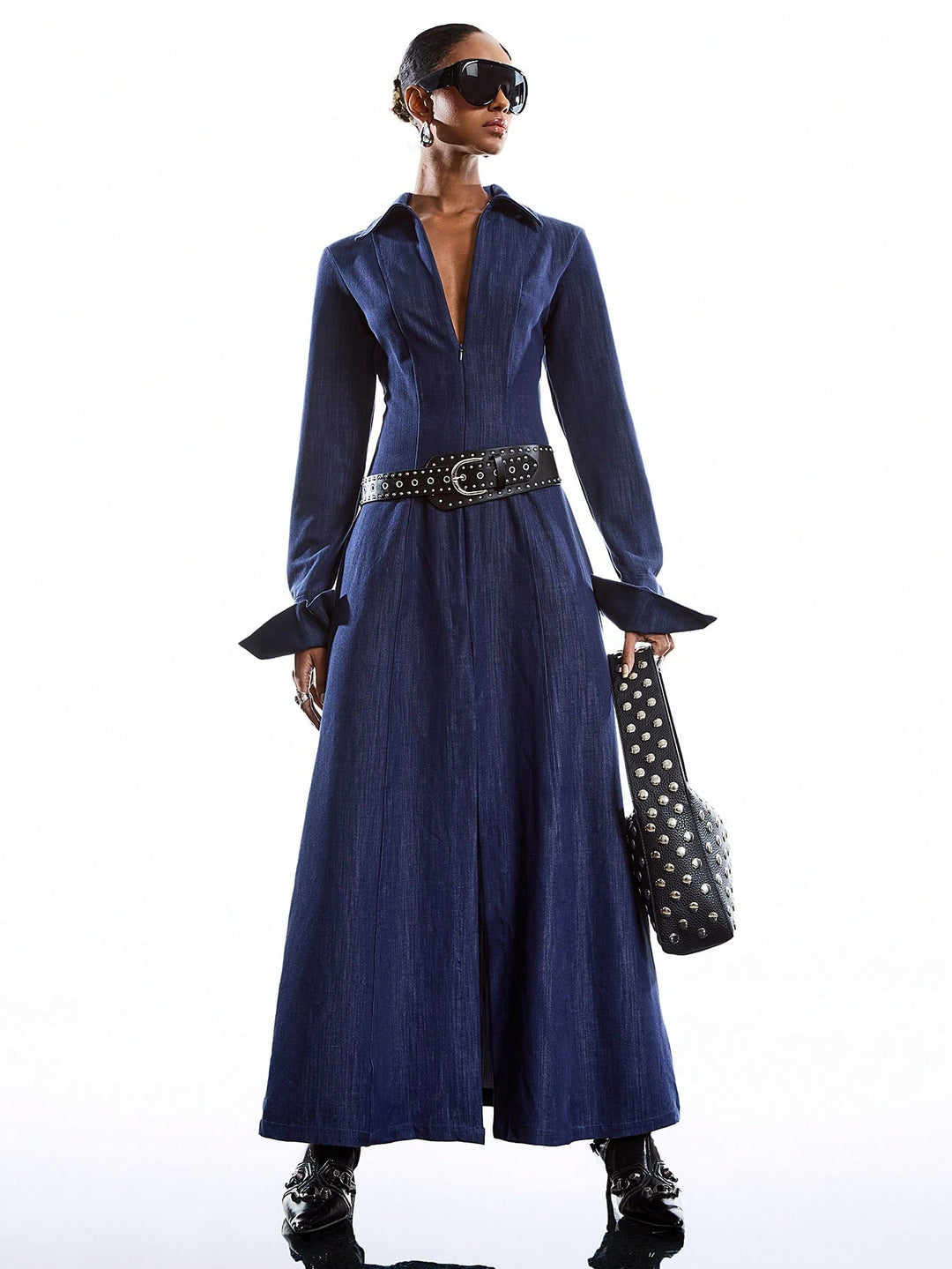 Rochie maxi SHEIN, albastru