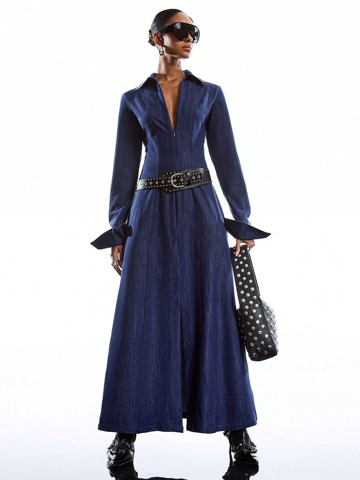 Rochie maxi SHEIN, albastru