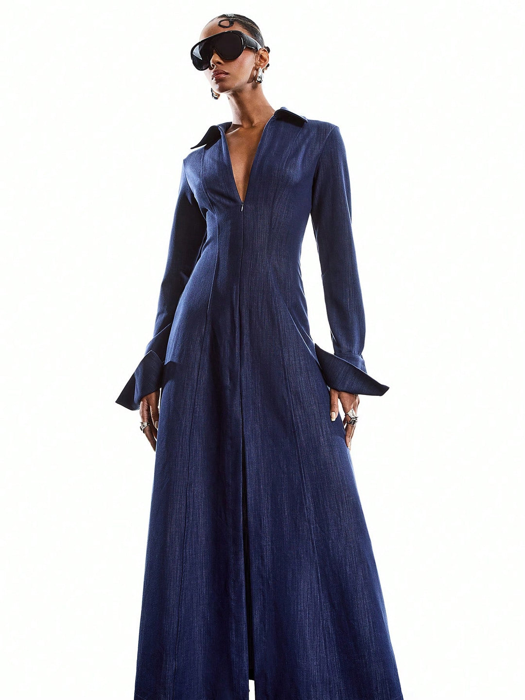 Rochie maxi SHEIN, albastru
