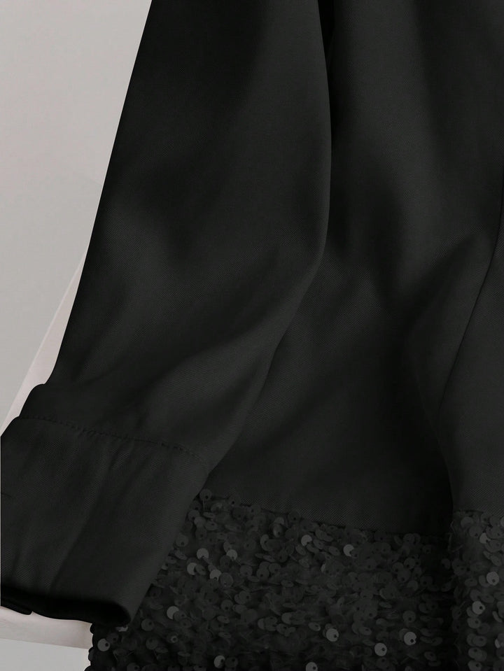 Rochie midi SHEIN, negru