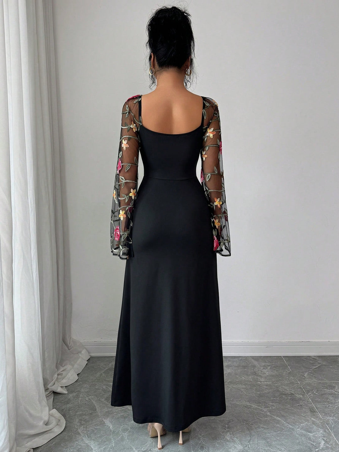Rochie maxi SHEIN, mix culori