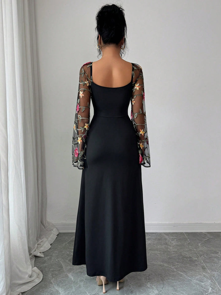 Rochie maxi SHEIN, mix culori