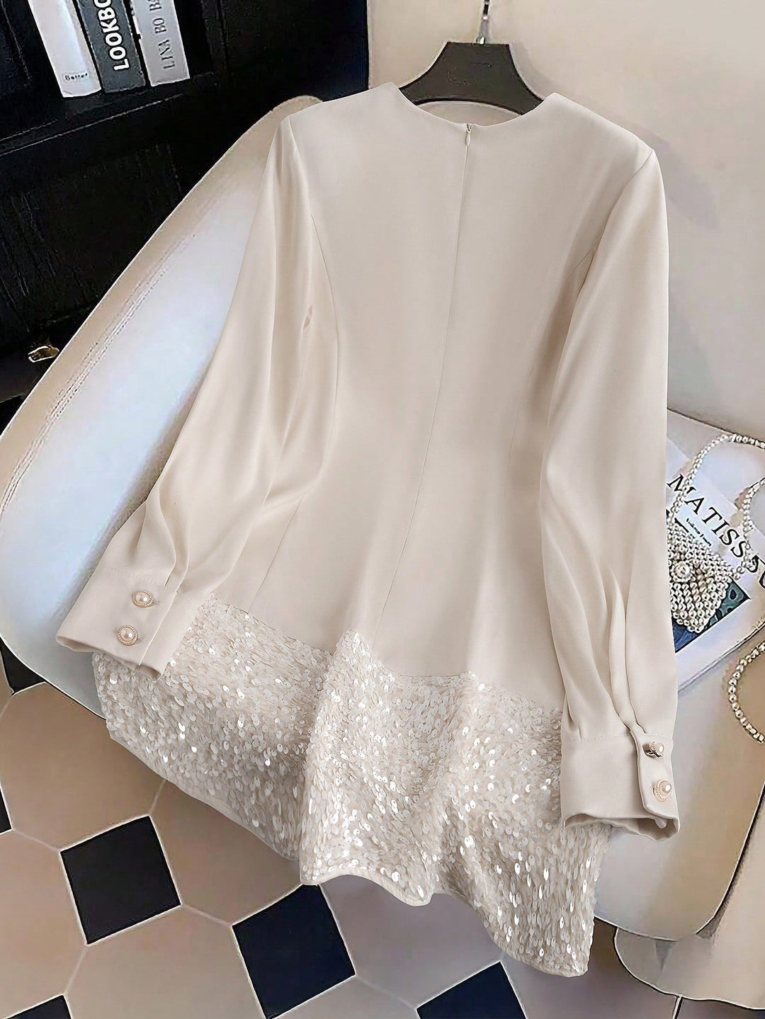 Rochie midi SHEIN, alb