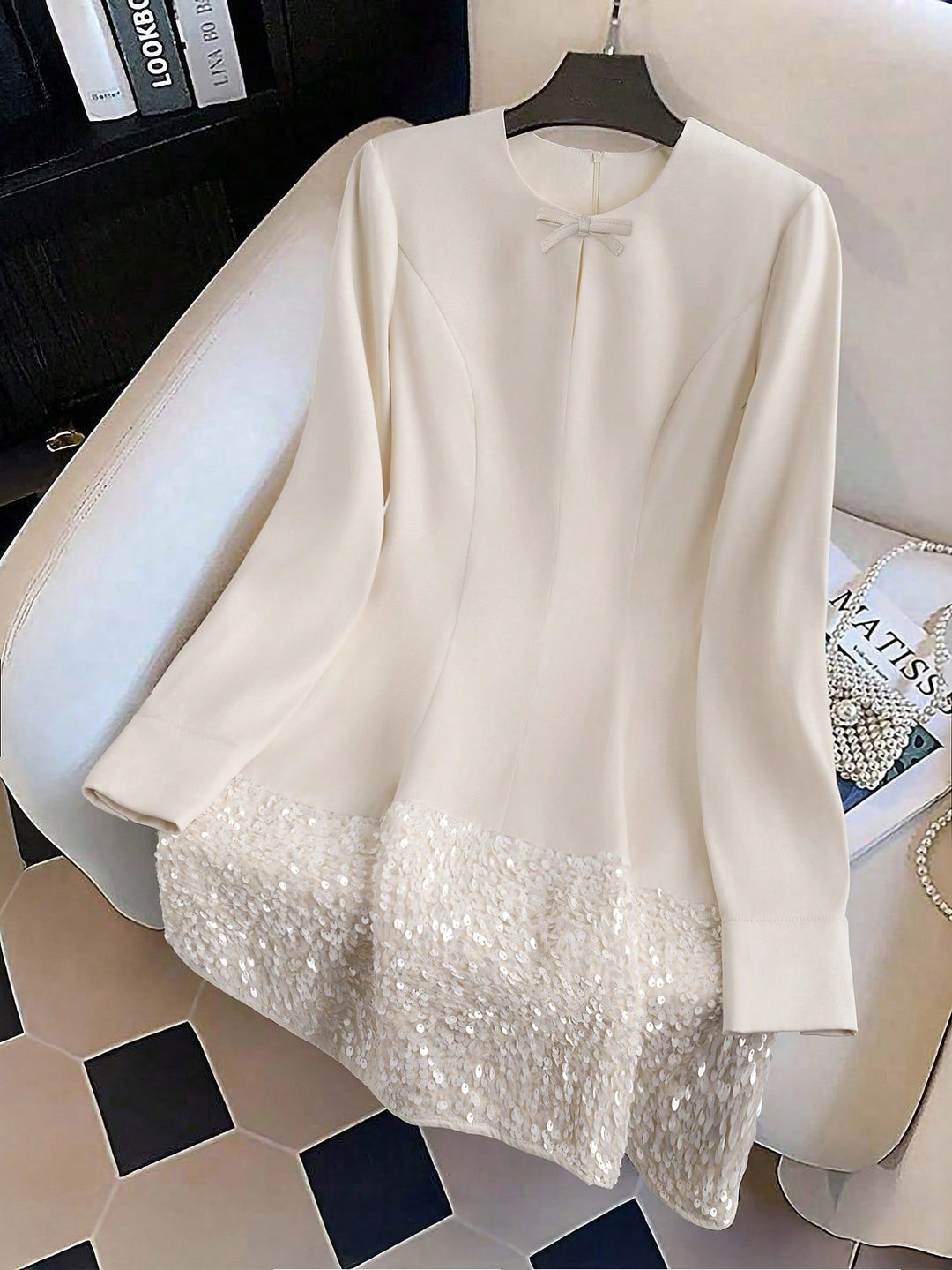 Rochie midi SHEIN, alb