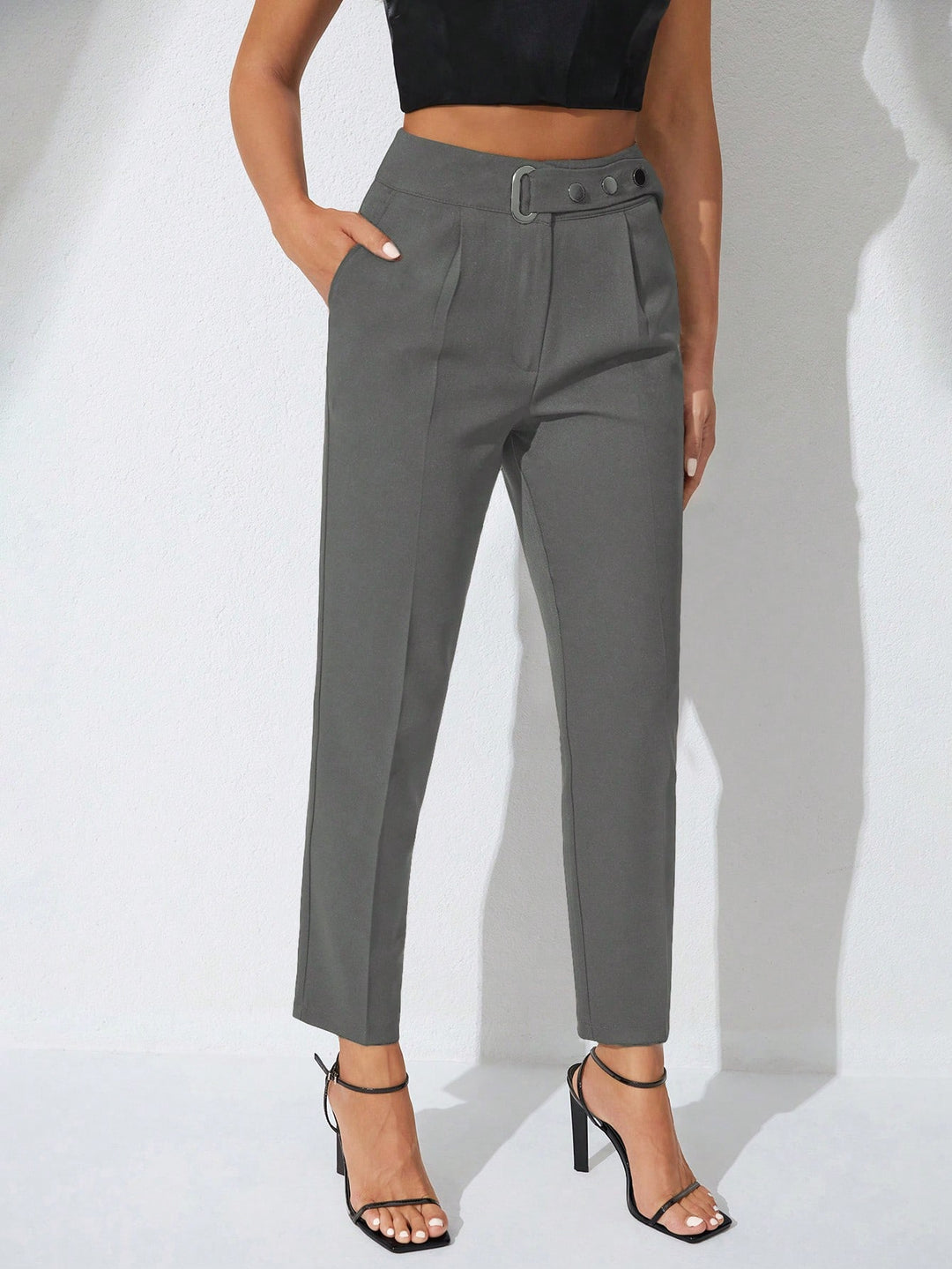 Pantaloni SHEIN, gri