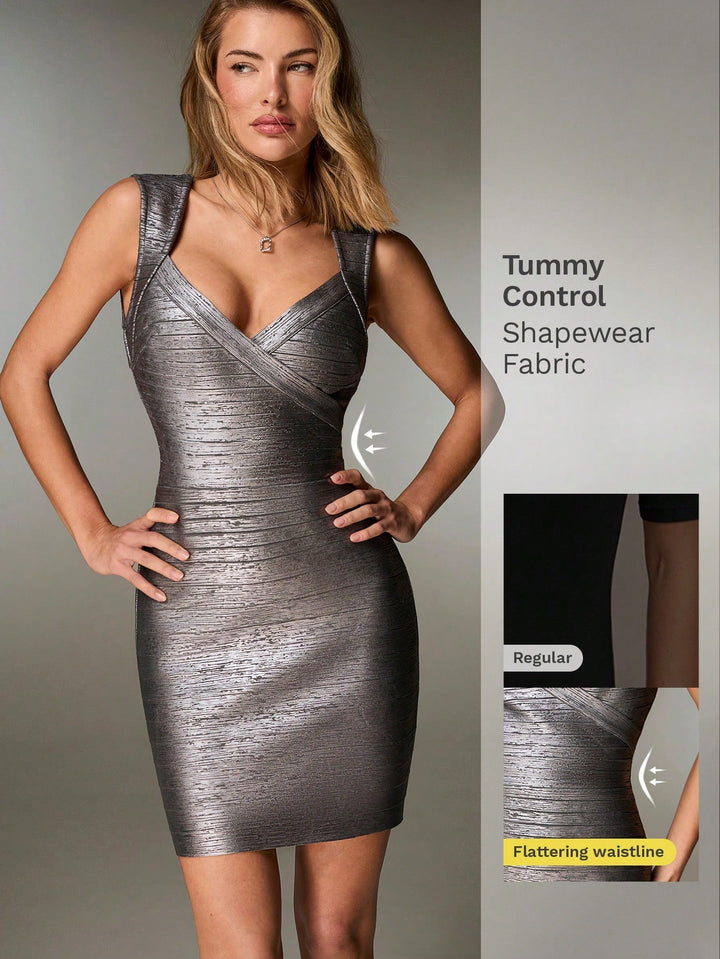 SHEIN mini ruha, szürke