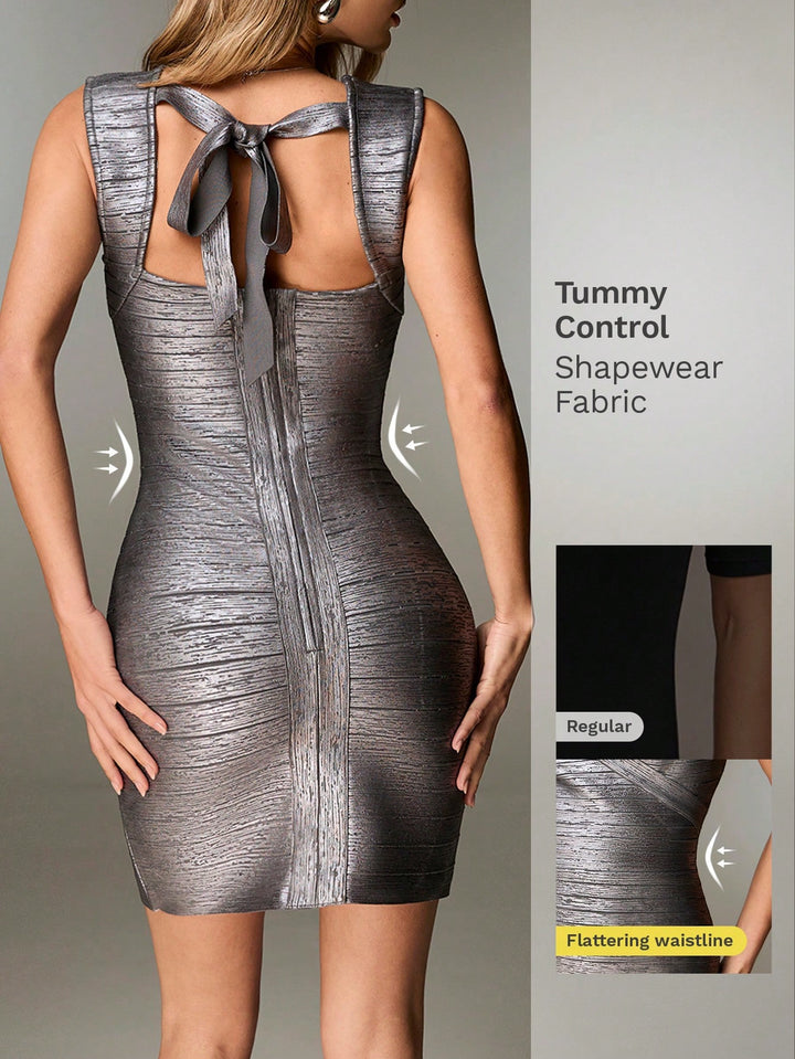 SHEIN mini ruha, szürke