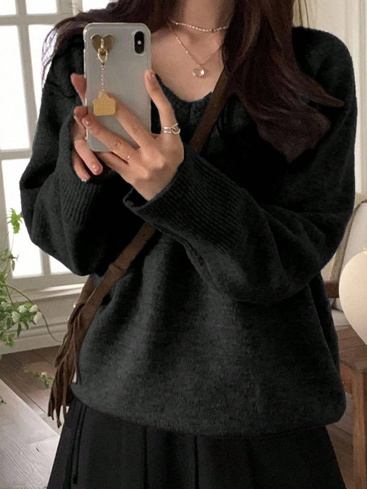 SHEIN pulóver, fekete