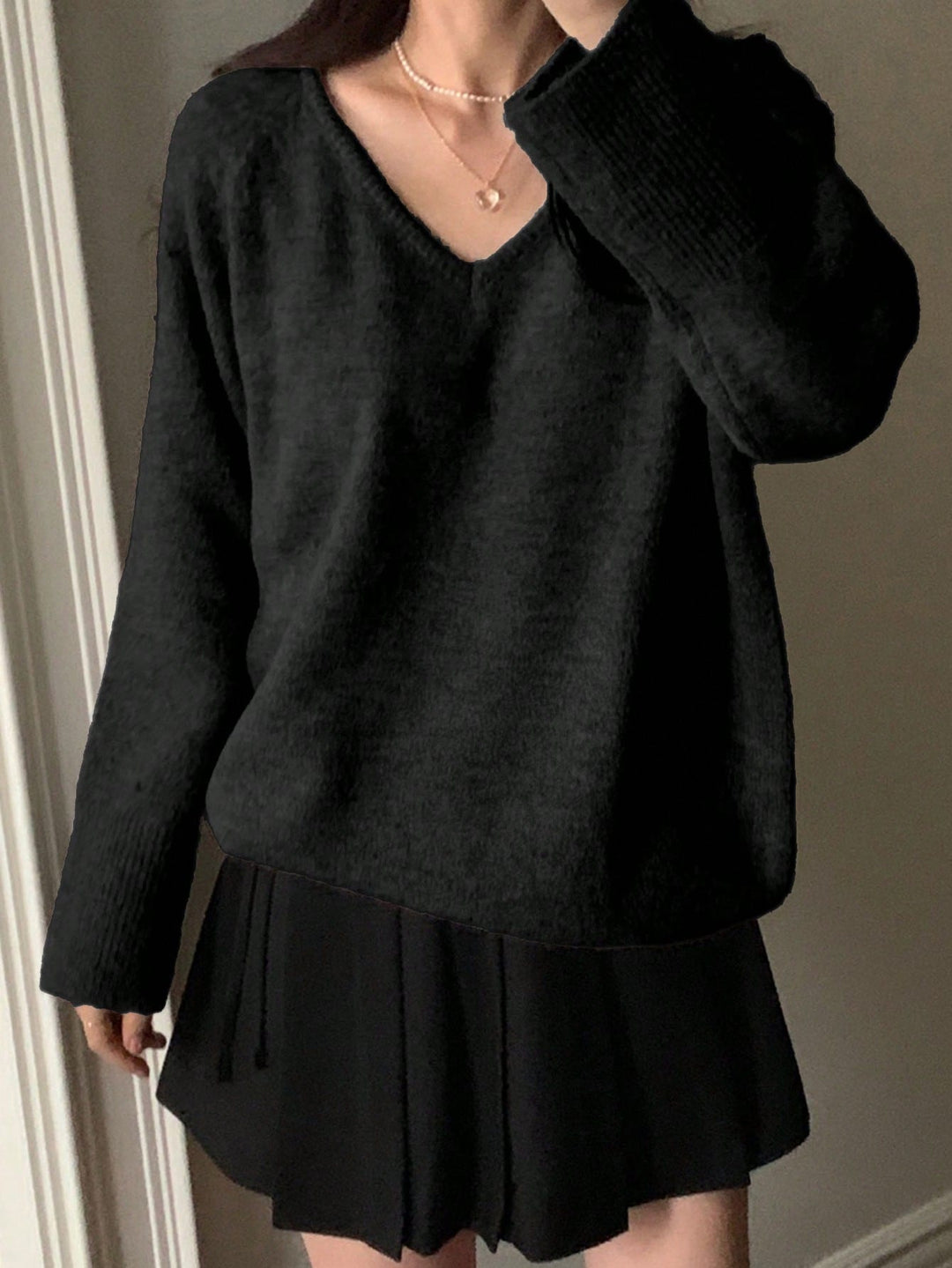 SHEIN pulóver, fekete