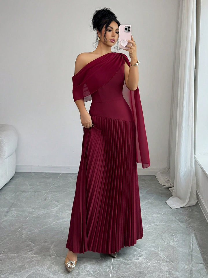 Rochie maxi SHEIN, vișiniu