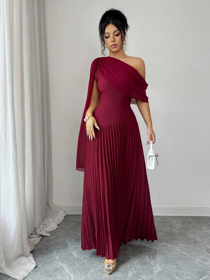 Rochie maxi SHEIN, vișiniu
