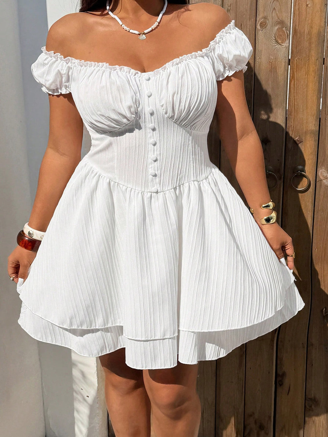 Rochie SHEIN, alb