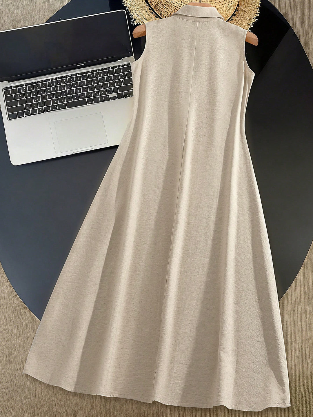 Rochie maxi SHEIN, kaki