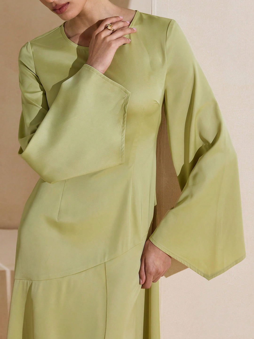 Rochie maxi SHEIN, verde
