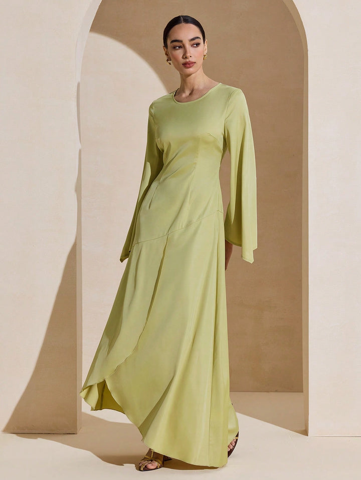 Rochie maxi SHEIN, verde
