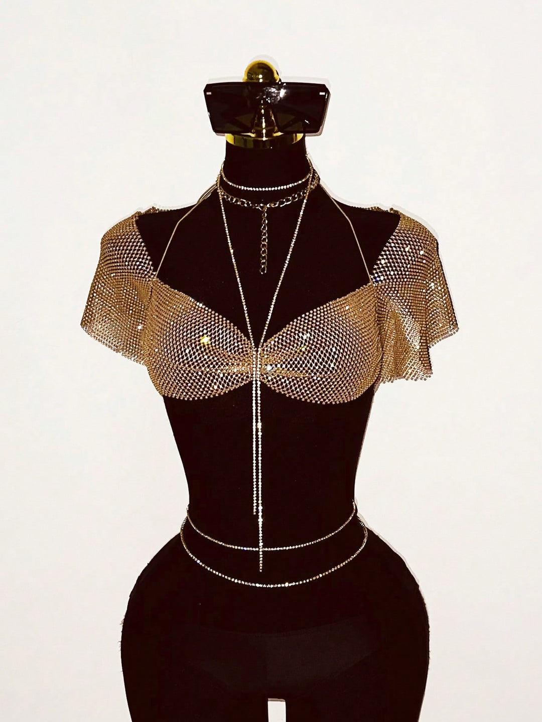Top SHEIN, auriu