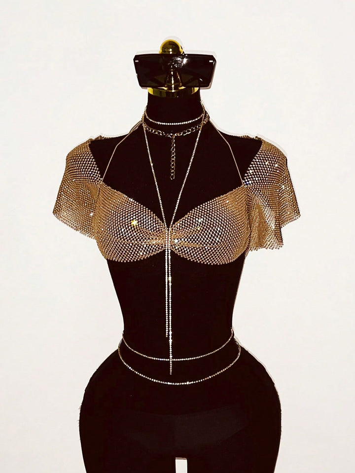 Top SHEIN, auriu