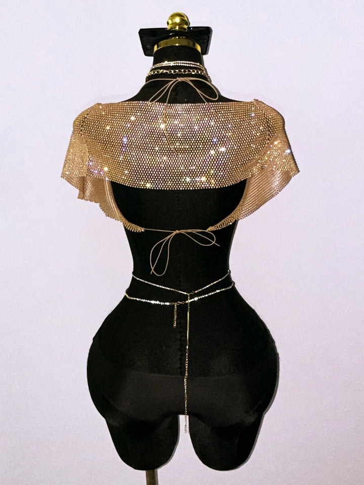 Top SHEIN, auriu