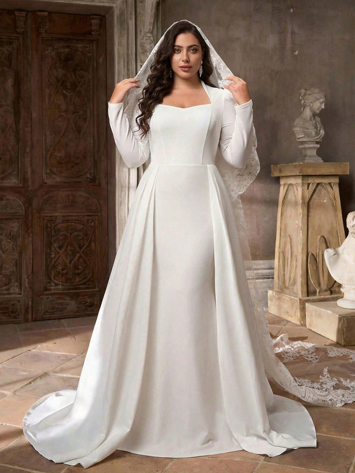 Rochie de mireasă SHEIN, alb